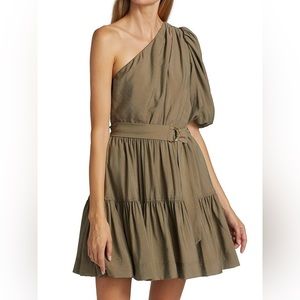 Jonathan Simkhai Silvana One-Shoulder Mini Dress